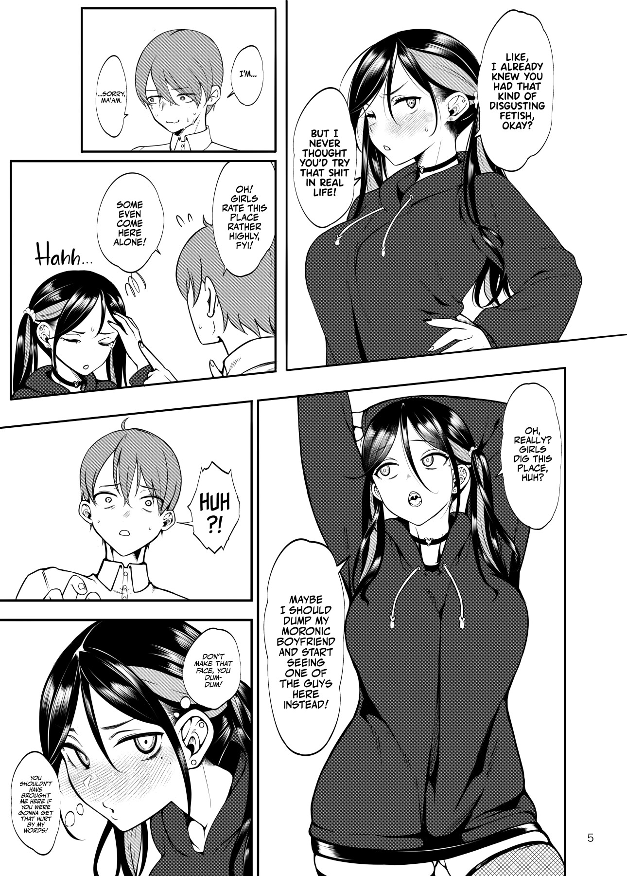 Hentai Manga Comic-Taking My GF to the NTR Brothel Wasn't a Good Idea!-Read-6